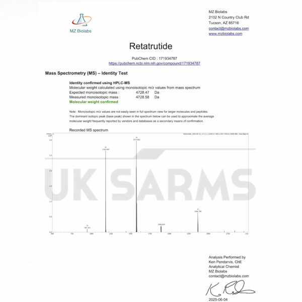 Peptide retatrutide
