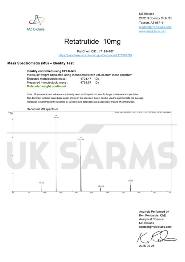 Peptide retatrutide